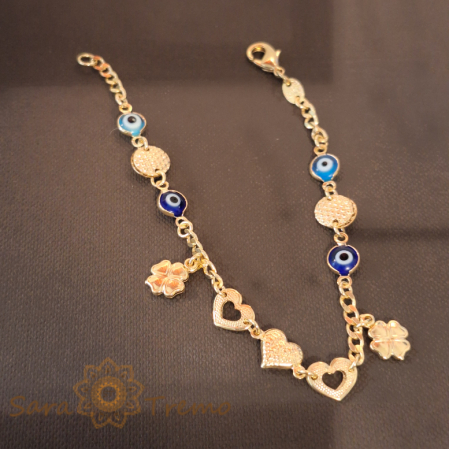 Bratara placata cu aur 19 cm Riga SaraTremo [0]