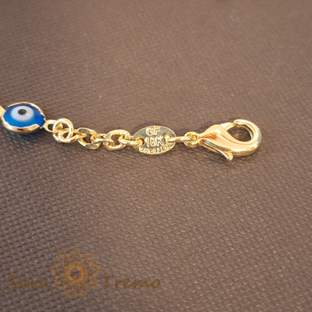 Bratara placata cu aur 19 cm Riga SaraTremo [4]