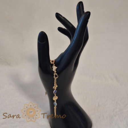 Bratara placata cu aur 19 cm Riga SaraTremo [2]