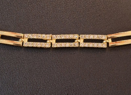 Bratara placata cu aur Parisian Couture [5]