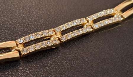 Bratara placata cu aur Parisian Couture [3]