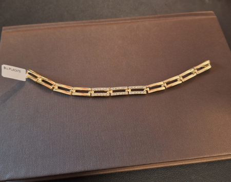 Bratara placata cu aur Parisian Couture [0]