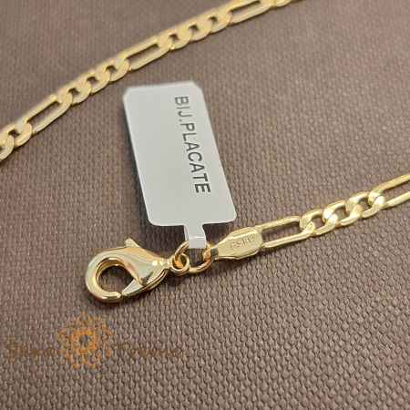 Bratara Figaro – placata aur 18K, 19 cm, Brazilia [1]