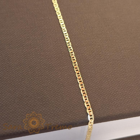 Brățară unisex placată cu aur 18K, 18 cm [2]