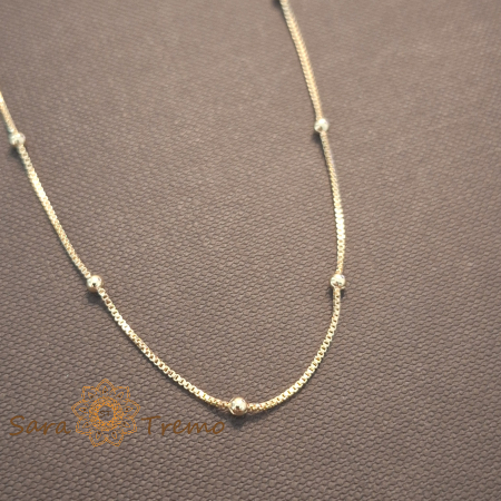 Brățara de gleznă „Solea” – strălucire fină în pași de aur [1]