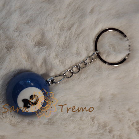 Brelocuri personalizate - Breloc cu minge de biliard