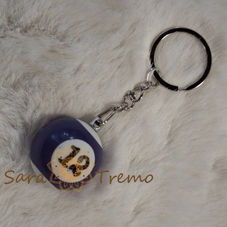 Brelocuri personalizate - Breloc cu minge de biliard