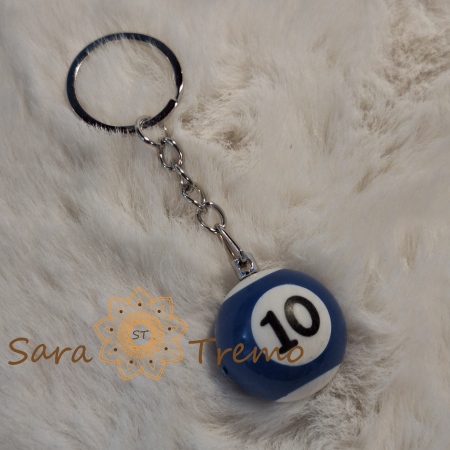 Brelocuri personalizate - Breloc cu minge de biliard