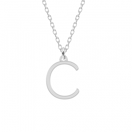 Caracter- Colier din argint personalizat cu litera [3]