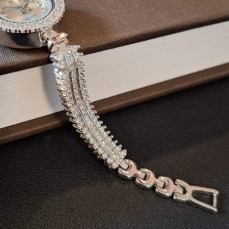 Ceas superb din argint 925 cu cristale zirconia Cortez [1]