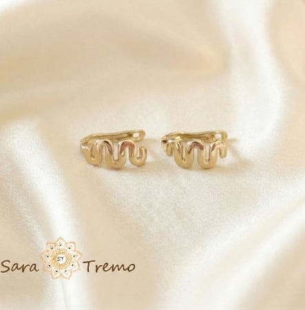 Cercei - Cercei Val de Aur – Cercei Tip Creole mici placati 14K