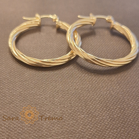 Cercei „Solea” – cercuri de aur cu eleganță braziliană [1]