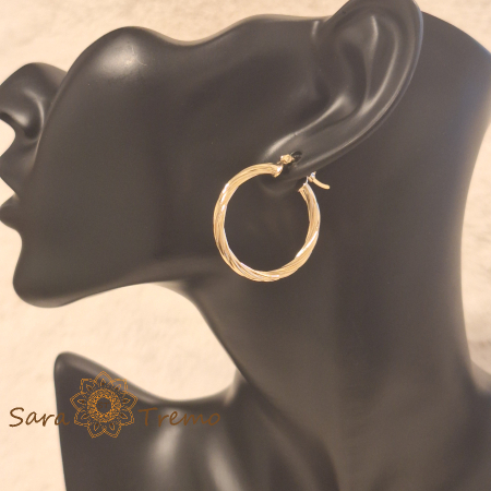 Cercei „Solea” – cercuri de aur cu eleganță braziliană [5]