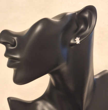 Cercei din argint - Cercei din argint 925 – model Floral Shine