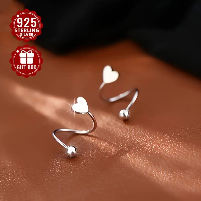 ✨ Cercei din argint 925 „Inima Deschisă” [1]