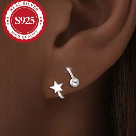 Cercei din argint 925 „Steaua ta” [0]