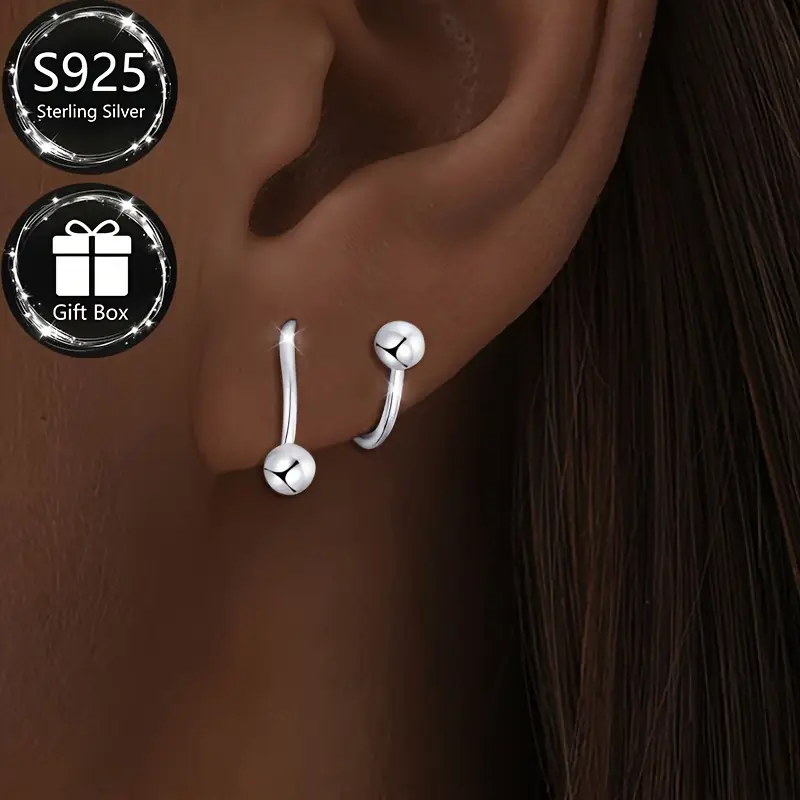 Cercei din argint 925 Orbit [0]