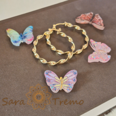 Cercei împletiți, 4.5 cm – Design deosebit cu împletitură sofisticată [3]