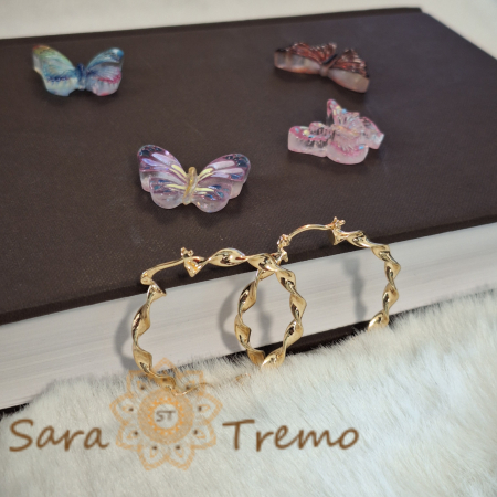 Cercei împletiți, 4.5 cm – Design deosebit cu împletitură sofisticată [4]