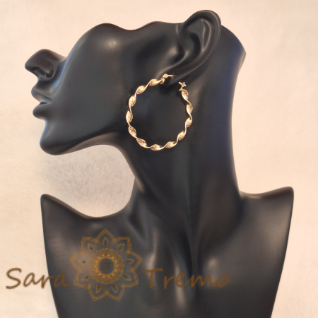 Cercei împletiți, 4.5 cm – Design deosebit cu împletitură sofisticată [5]