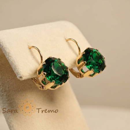 Cercei Smaraldul Imperial – Cercei placati 18K Brazilia [0]