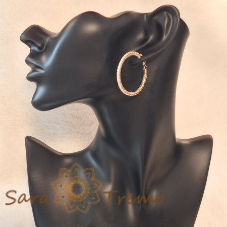 Cercei eleganți cu zirconia albe 3.5 cm – Gama Luxury, strălucire regală cu ștanță [7]