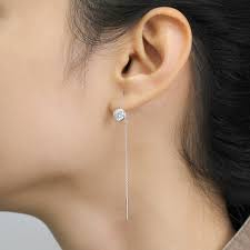 Cercei lungi din argint Mistery - Bijuterie impresionantă, lungime 6,5 cm [2]