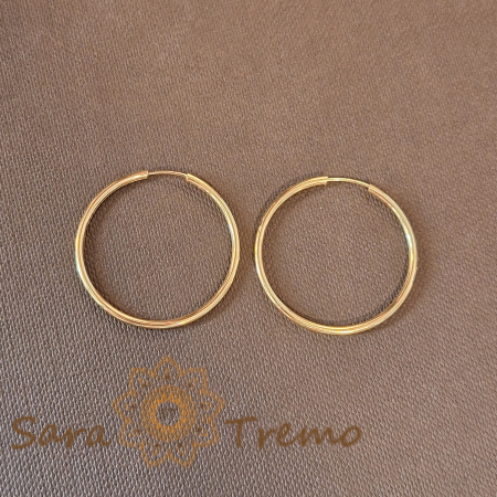 Cercei clasici 2.8 cm – Eleganță discretă și calitate superioară din Brazilia [1]
