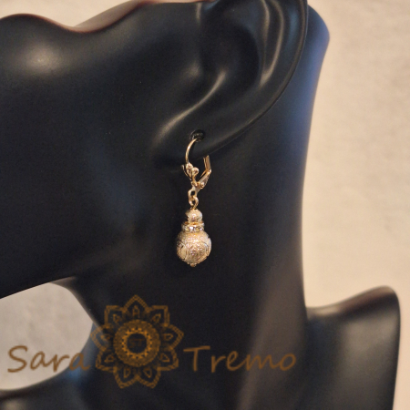 Cercei model felinare, 3.5 cm – Detalii gravate și cristale zirconia [4]