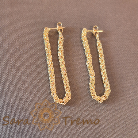 Cercei tip lanț, 4.5 cm – Design elegant flexibil [3]