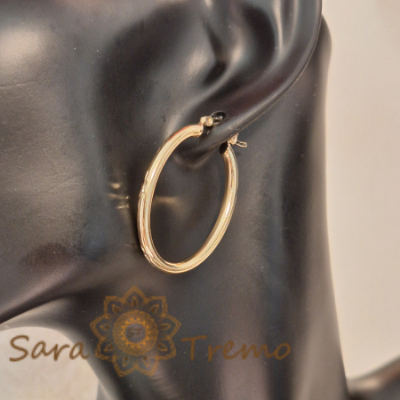 Cercei ovali 3.6 cm – Eleganță clasică și rafinament discret [8]