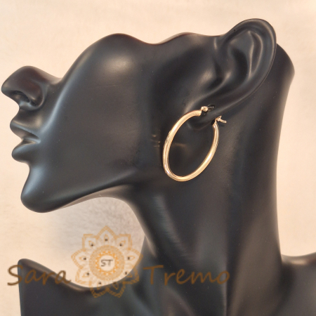 Cercei ovali 3.6 cm – Eleganță clasică și rafinament discret [7]