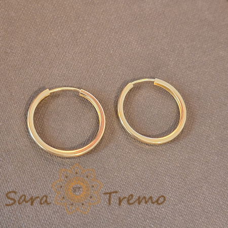 Cercei rotunzi 2.3 cm – Eleganță și calitate superioară [2]