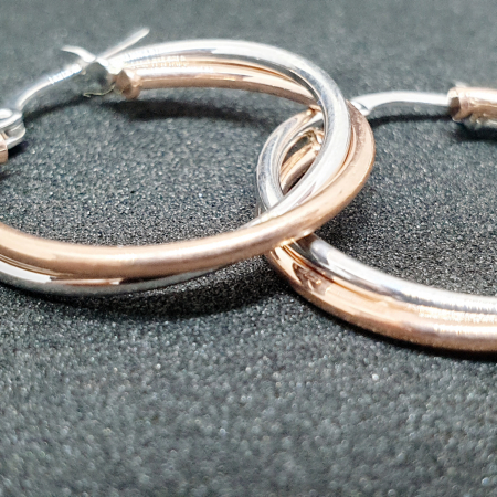 Cercei rotunzi din argint 1.8 cm Granada [1]