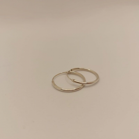 Cercei rotunzi mici din argint 1.9 cm Ballet [1]