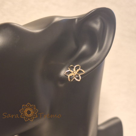 Cercei „Fiore di Sole” – floare de aur, simbol al grației feminine [5]