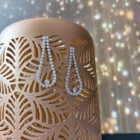 Cercei Tennis Argint 925 - Design Elegant - Thai Rain [0]