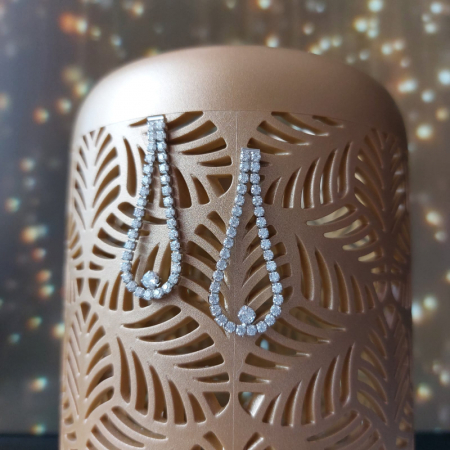 Cercei Tennis Argint 925 - Design Elegant - Thai Rain [2]