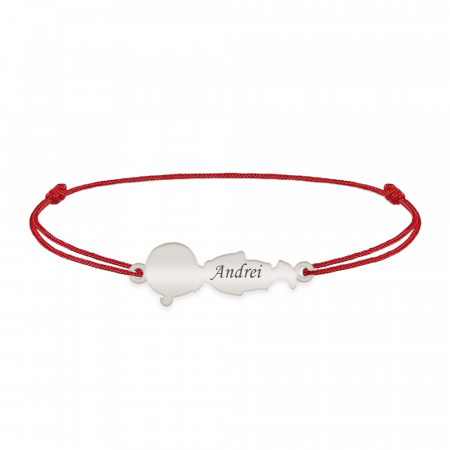 Child - Bratara personalizata snur baietel din argint 925 [1]