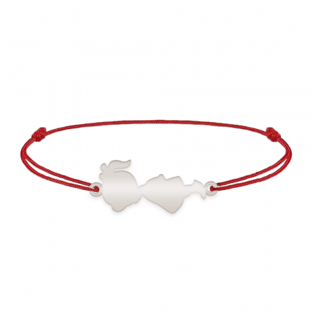 Child - Bratara personalizata snur fetita din argint 925 [2]