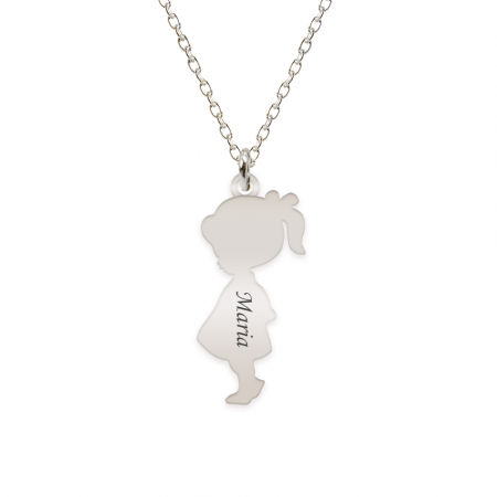 Lantisoare si coliere din argint - Child - Colier personalizat fetita din argint 925