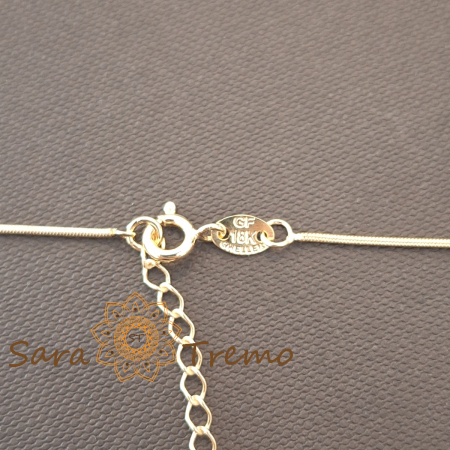Colier Armonia Rubina – placat aur 18K cu zirconia rubin si peridot, Brazilia, stanta [4]