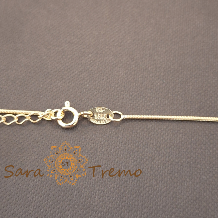 Colier Armonia Rosa – placat aur 18K cu zirconia safir roz si rubin, Brazilia, stanta [2]