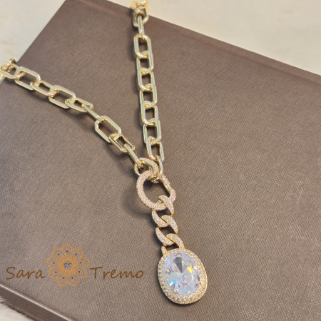 Coliere si lantisoare - Colier aur 14K placat – Lumina Regala 50 cm