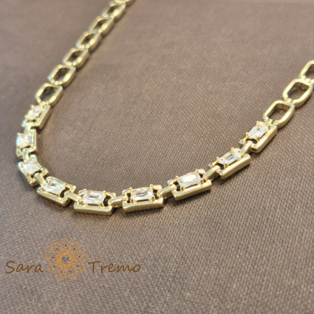 Colier aur 14K placat – Calea Diamantelor 45 cm [1]