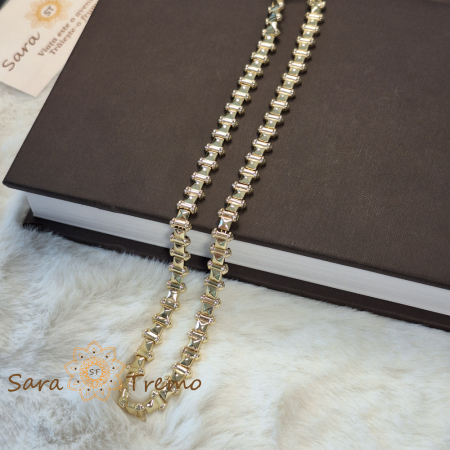 Colier aur 14K placat – Zidul Regal 45 cm [1]