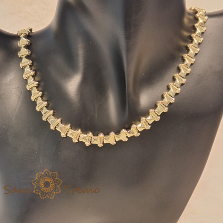 Colier aur 14K placat – Zidul Regal 45 cm [0]