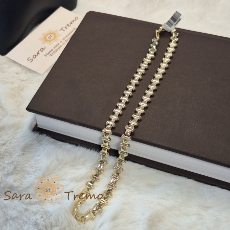 Colier aur 14K placat – Zidul Regal 45 cm [4]