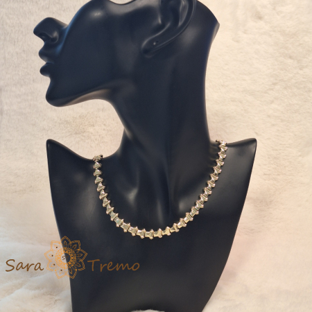 Colier aur 14K placat – Zidul Regal 45 cm [2]