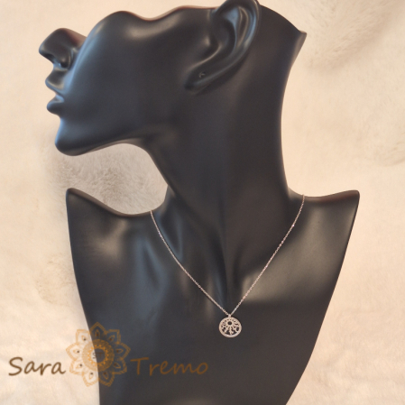 Colier din argint simbol soare și stele SaraTremo [1]